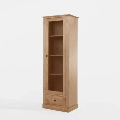 Witryna wąska z litego drewna PAOLA brzoza naturalna