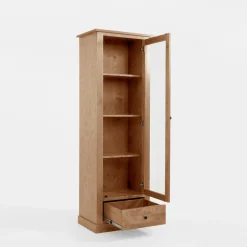 Witryna wąska z litego drewna PAOLA brzoza naturalna