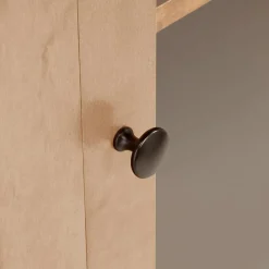 Witryna wąska z litego drewna PAOLA brzoza naturalna