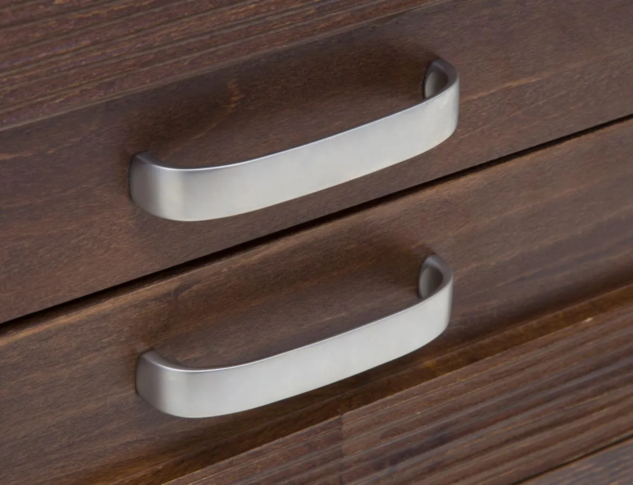 Witryna wysoka ciemny brąz PARIS