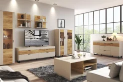 Witryna wysoka nowoczesna ROMY lewa