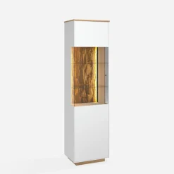 Witryna wysoka z oświetleniem BREMEN lewa