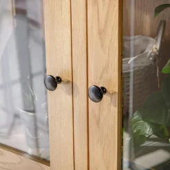 Witryna z litego drewna PAOLA brzoza naturalna