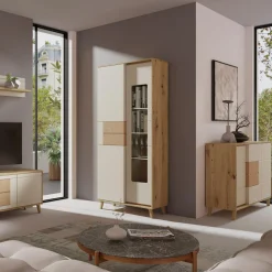 Witryna z oświetleniem BRUNO