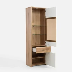 Witryna z oświetleniem GALA wysoki połysk