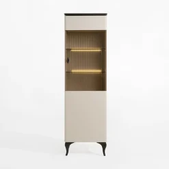 Witryna z oświetleniem MADERA prawa