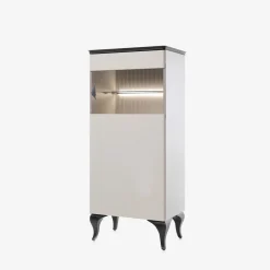 Witryna z oświetleniem niska MADERA prawa