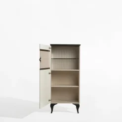 Witryna z oświetleniem niska MADERA lewa