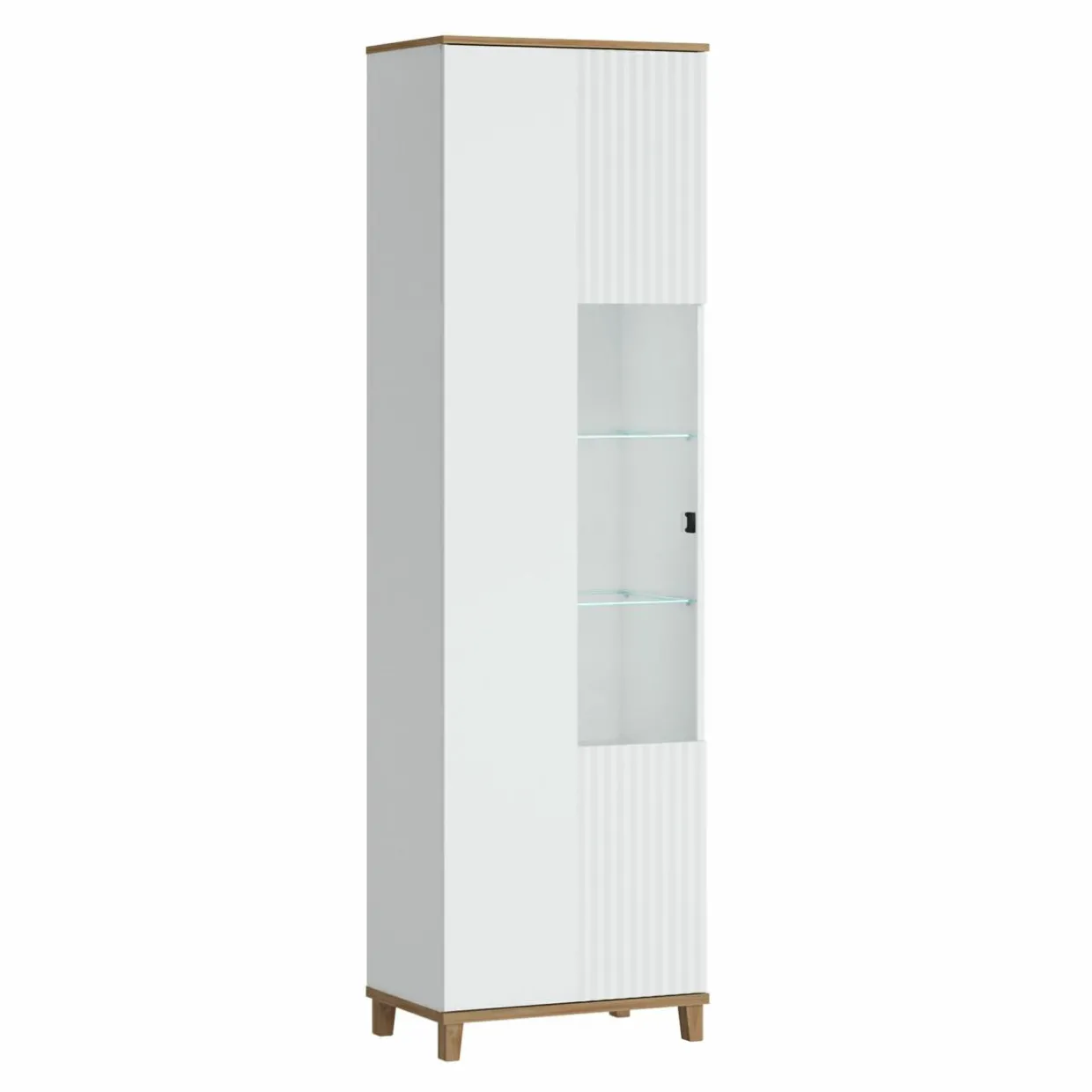 Witryna z ryflowanym frontem PLISSEE