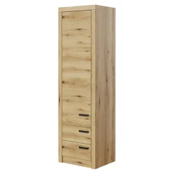 Wąska szafa z 2 szufladami DENVER