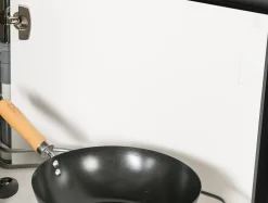 Wysoki front drzwi PIANO 45x98 szary mat