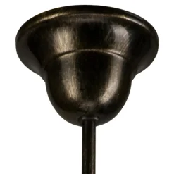 Żyrandol świecznikowy retro czarno-złoty DONATO