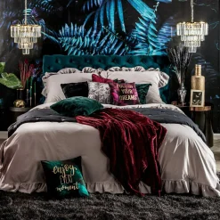 Żyrandol złoty AMEDEO 39 cm