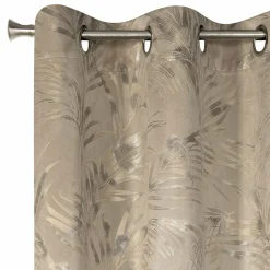 Zasłona do salonu beżowa DEBRA 135x270 cm