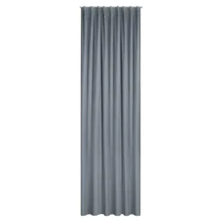 Zasłona do salonu grafitowa MADLEN 140x300 cm