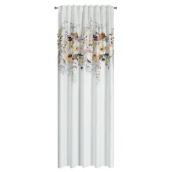 Zasłona do salonu w kwiaty SENDI 140x270 cm