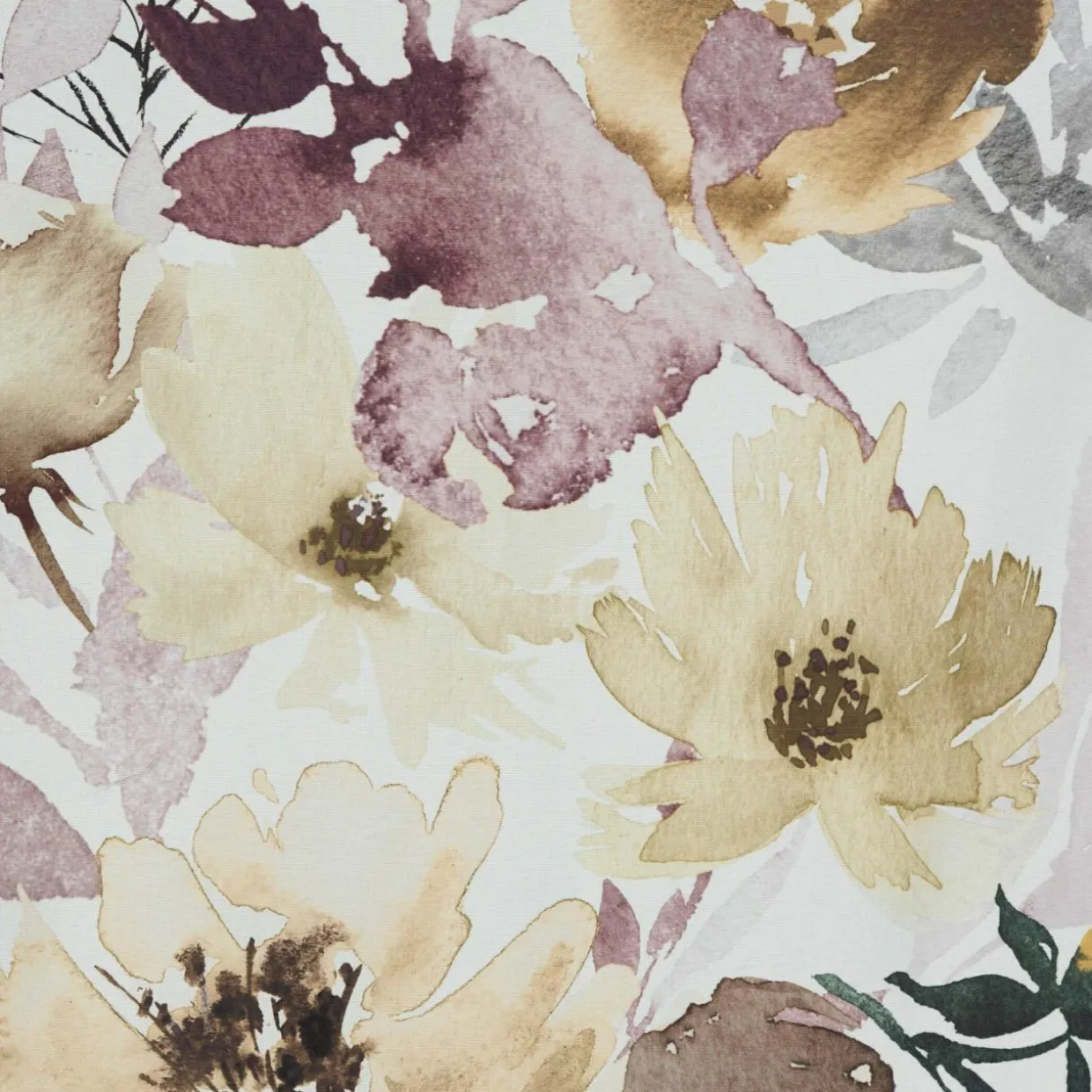 Zasłona do salonu w kwiaty SENDI 140x270 cm