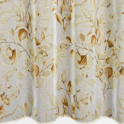 Zasłona na przelotkach beżowo-złota AVA 140x250 cm