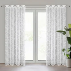 Zasłona na przelotkach biała HOLLY 140x250 cm