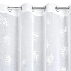 Zasłona na przelotkach biala JESSI 140x260 cm