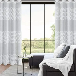 Zasłona na przelotkach biała ESTERI 140x250 cm