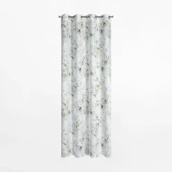 Zasłona na przelotkach biało-niebieska SENA 145x250 cm