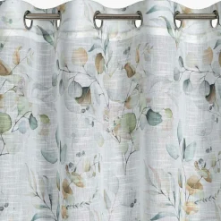 Zasłona na przelotkach biało-niebieska SENA 145x250 cm