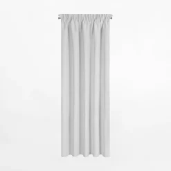 Zasłona na taśmie srebrna SUZAN 135x270 cm