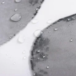 Zasłona prysznicowa czarno-biało ROSA 180x180 cm