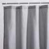 Zasłona prysznicowa szara CASILDA 180x180 cm