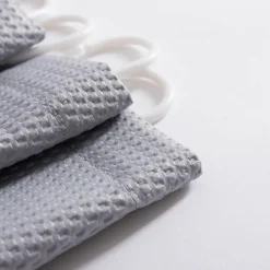 Zasłona prysznicowa szara CASILDA 180x180 cm