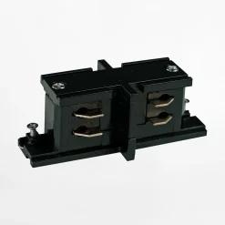 Złącze proste 3-obwodowe do szynoprzewodu czarne TRACER