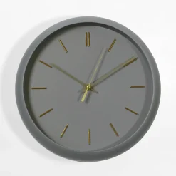 Zegar ścienny szary 30,5 cm