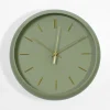 Zegar ścienny zielony 30,5 cm