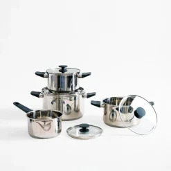 Zestaw 4 garnków na indukcję i gaz LINDE