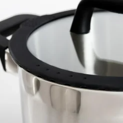 Zestaw 4 garnków ze stali nierdzewnej srebrny NERO