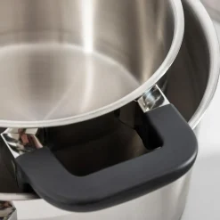 Zestaw 4 garnków ze stali nierdzewnej srebrny NERO