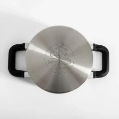 Zestaw 4 garnków ze stali nierdzewnej srebrny NERO