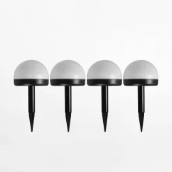 Zestaw 4 lamp LED zewnętrznych solarnych
