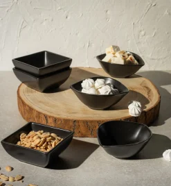 Zestaw 3 miseczek do serwowania CZARNA ŁEZKA 130 ml