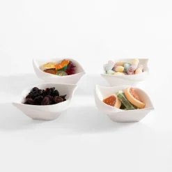 Zestaw 4 miseczek do serwowania ŁÓDKA 90 ml