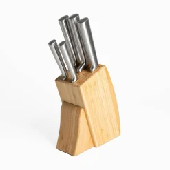 Zestaw 5 noży w drewnianym bloku BREMA 6 el.