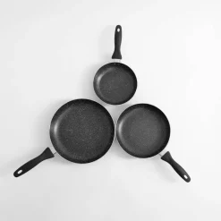 Zestaw 3 patelni na indukcję i gaz DAILY TREO 18/22/26 cm