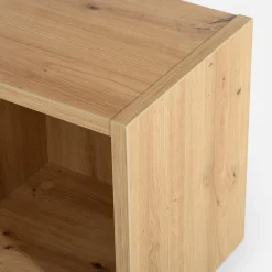 Zestaw 3 półek wiszących do łazienki dąb artisan LADAMA