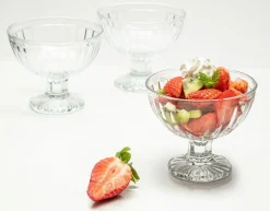 Zestaw 3 pucharków do lodów