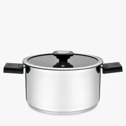 Zestaw 3 stalowych garnków na gaz i indukcję KATO