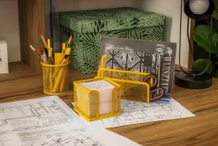 Zestaw biurkowy pomarańcz, 4 szt.