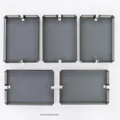 Zestaw koszy do cargo wysokiego, 40 cm, highclass grey