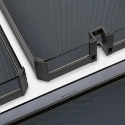 Zestaw koszy do cargo wysokiego, 40 cm, highclass grey