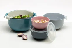 Zestaw misek kuchennych + cedzak, 7 elementów